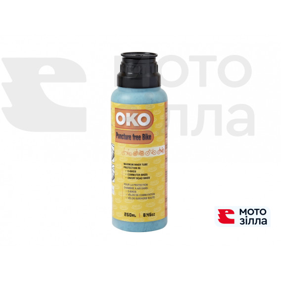 Антипрокольная жидкость OKO Puncture Free Bike для покрышек с камерами 250ml