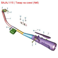 Экран тепловой глушителя Bajaj V15 JH591034