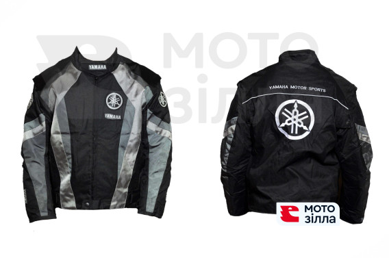 Мотокуртка YMH (текстиль) (mod: Racing, size: L, сіра)