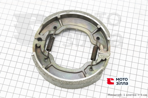 Гальмівні колодки задні к-кт, 125мм (барабан) 12 ", 13" Китай 310794