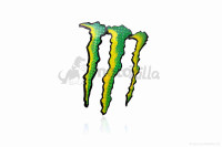 Наклейка MONSTER ENERGY (200x150mm) 026335