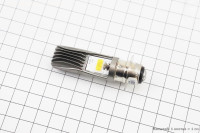 Лампа фары диодная P15D-25-1 - LED-2 (серая)