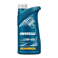 Масло моторное минеральное 4T, 1л (SAE 15W-40, Universal API SG/CD) MANNOL