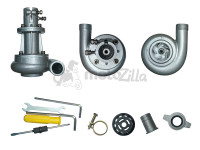 Насадка водяной насос (помпа) для мотокосы (4T-вал ,28mm- штанга, 1