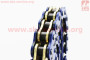 Ланцюг приводу колеса 520HVO*104L GOLD/BLUE (з сальниками) (немає DID на ланці)