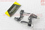 Тормозные ручки V-brake с резиновыми вставками, алюминиевые, черно-серые HJ-330AD ALHONGA 411187