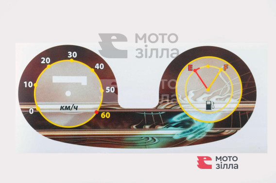 Наклейка на спідометр (60км / год) (mod: 4) E65