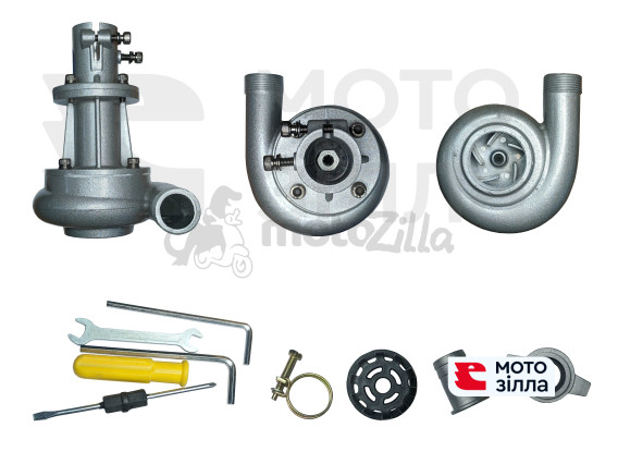 Насадка водяной насос (помпа) для мотокосы (7T-вал ,26mm- штанга, 1" труба)