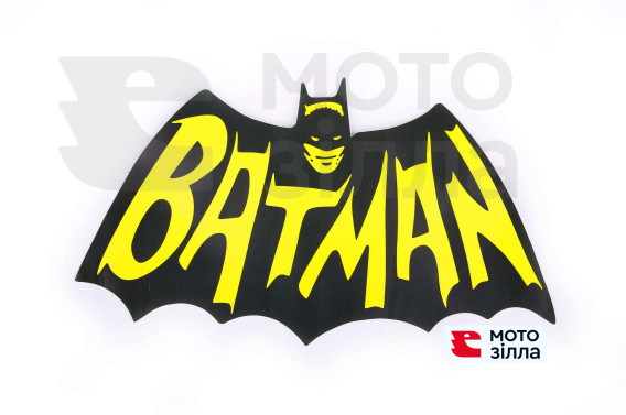 Наклейка логотип BATMAN (17x10см) (5930)_