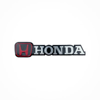 Наклейка HONDA хром 4625