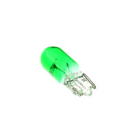 Лампа Т10 (безцокольна) 12V 3W (габарит, прилади) (зелена) YWL
