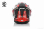 Шлем трансформер  "VLAND"  #160 +очки, S, Red/Black
