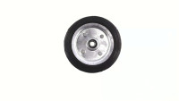 Колесо для тачок і платформ (лита гума) (160mm, під вісь 12mm) MRHD