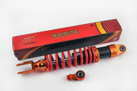 Амортизатор універсальний (+ перехідник) 350mm, тюнінговий (оранжево-червоний) NDT