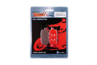 Колодки тормозные (диск)   Yamaha JOG 90, BWS 100   (красные)   YONGLI