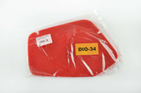 Елемент повітряного фільтра Honda DIO AF34 / 35 (поролон з просоченням) (червоний) AS