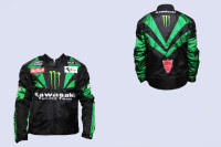 Мотокуртка KAWASAKI (текстиль) (size: S, MONSTER ENERGY)