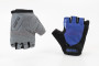 Рукавички без пальців XS чорно-сині, з гелевими вставками під долоню SBG-1457
