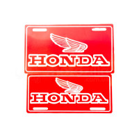Наклейка декор (mod:Honda 21x9.7см, червона) (4299A)