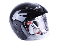 Шлем мотоциклетный открытый VIRTUE MD-705H size L черный VIRTUE