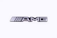 Наклейка   логотип   AMG   (15x2см, алюминий)   (#1642)