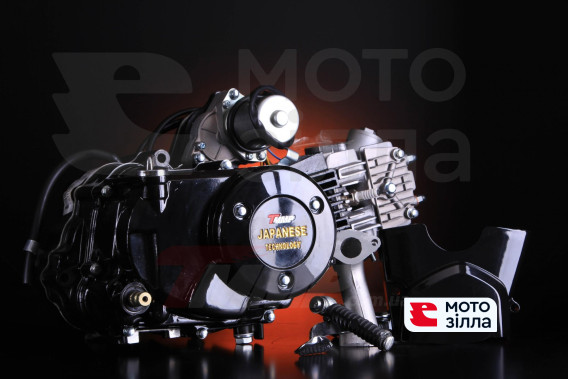 Двигун Delta 125cc (АКПП, чорний) (TM) EVO
