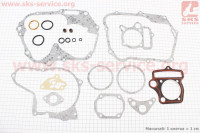 Прокладки двигуна JH-125cc-52,4 мм, к-кт 20 деталей