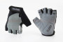 Рукавички без пальців XS чорно-сірі, з гелевими вставками під долоню SBG-1457