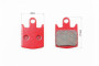 Тормозные колодки диск. тормоз к-кт (Hope M4,Tech "4-0" Four Piston Downhill, Grimeca System 11,47), красные YL-1035