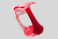 Пластик   Zongshen WIND   передний (подклювник)   (красный)   KOMATCU