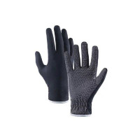 Перчатки нескользящие трикотажные Naturehike NH21FS035, размер L, темно-синие
