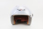 Шлем детский открытый Т68 - БЕЛЫЙ с рисунком красно-черно-белым RUITO 360064