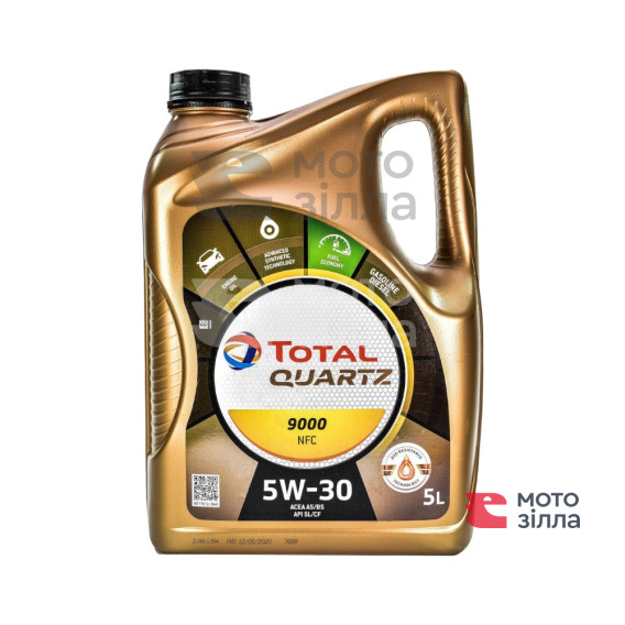 Масло моторное Total Quartz 9000 Future NFC 5W-30, 5л 31-01061