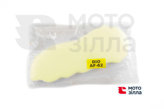 Елемент повітряного фільтра Honda DIO AF62 / TODAY AF61 (поролон з просоченням) (жовтий) AS