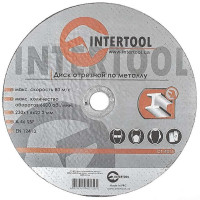 Диск відрізний по металу 230x1,6x22,2 мм INTERTOOL