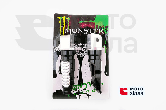 Подножки пассажирские   (mod:1, черные)   MONSTER ENERGY