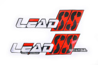 Наклейки (набор)   Honda LEAD SS   (34х9см, 3шт)   (#0657)