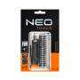 Отвертка и набор бит Neo Tools, 17ед, 5/32", прецизионные, 16 бит 30мм, CrV, кейс