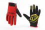 Перчатки L красно-черные, с силиконовыми вставками, НЕ оригинал Troy Lee Designs 408131