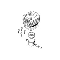 Циліндр у зборі (ЦПГ) MS-460 (Ø52.00 mm) 