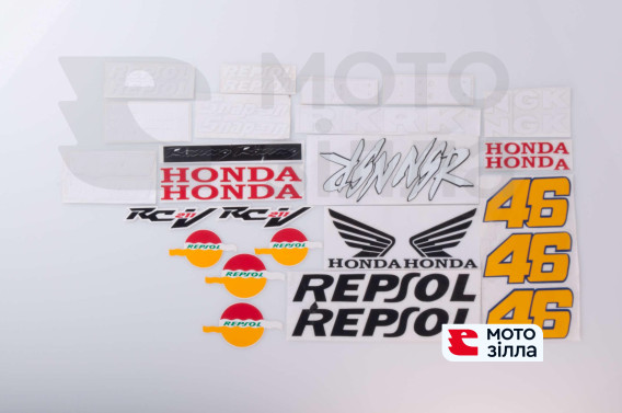 Наклейки (набор)   Honda REPSOL   (#40)