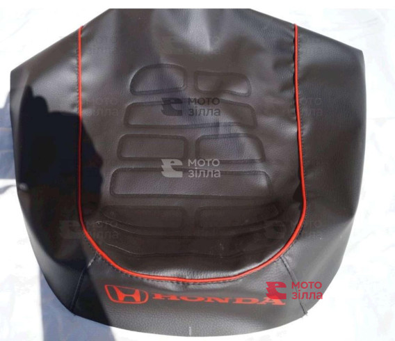 Чохол сидіння Honda DIO AF34 /35 (кожвинил, кант, напис) (EURO) IGR